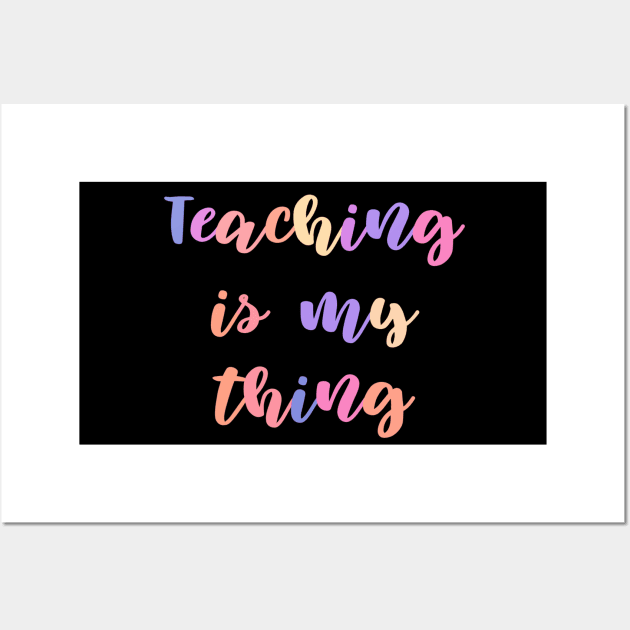 Motivational teacher quote/gift/present Wall Art by PickHerStickers